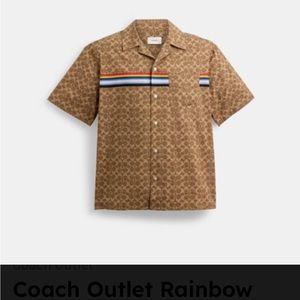 🌈 PRIDE MONTH SPECIAL 🌈 festivals! Coach Men’s Pride Camp Shirt. NWOT🌈